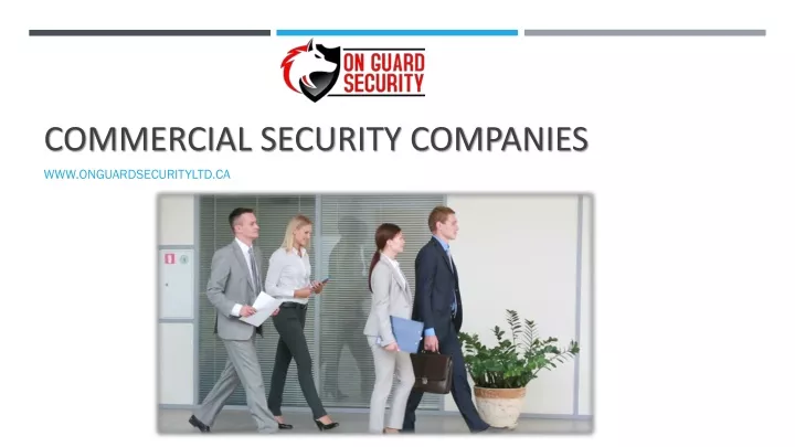 commercial security companies