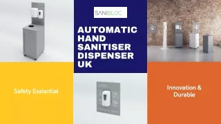 The Best Automatic Hand Sanitiser Dispenser Uk