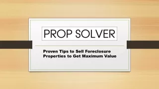 Proven Tips to Sell Foreclosure Properties to Get Maximum Value