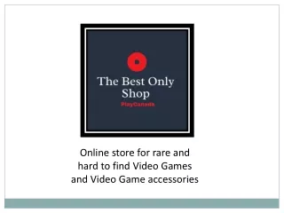Here is the Best Video Game Accessories Distributor