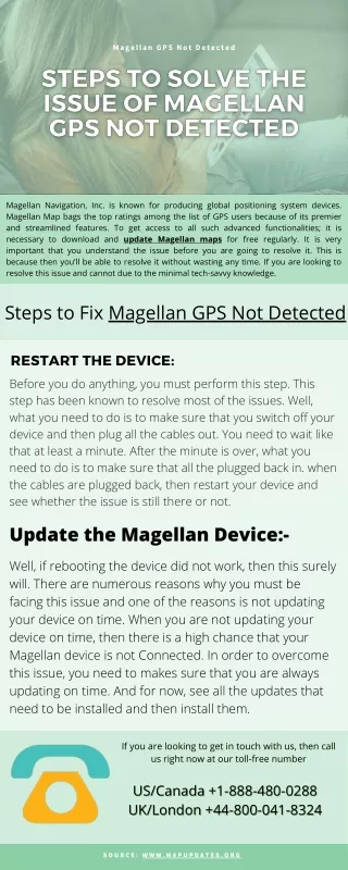 magellan gps not detected