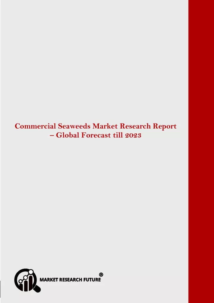 commercial seaweeds market research report