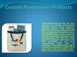 custom promotional products