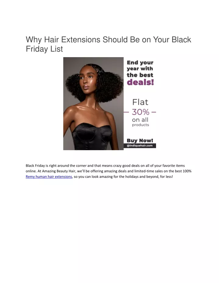 why hair extensions should be on your black