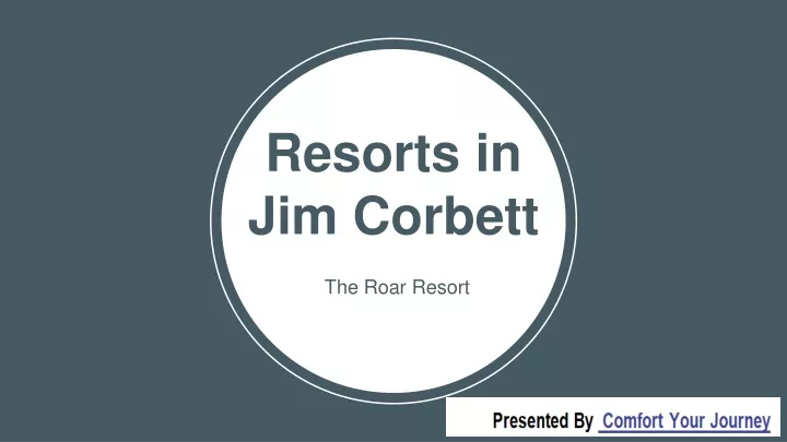 resorts in jim corbett