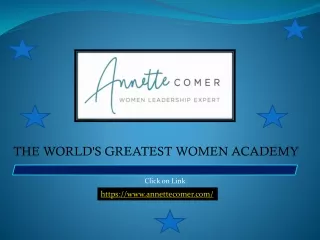 THE WORLD'S GREATEST WOMEN ACADEMY