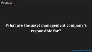 what are the asset management company
