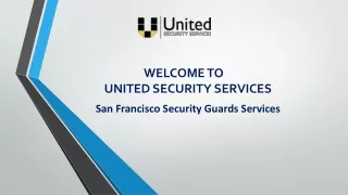 San Francisco Security Guards Services
