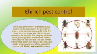 ehrlich pest control