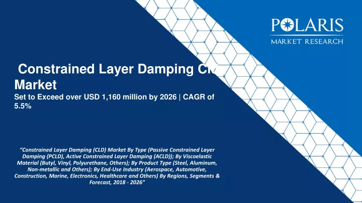 constrained layer damping cld market set to exceed over usd 1 160 million by 2026 cagr of 5 5