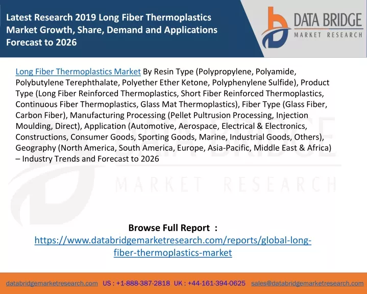 latest research 2019 long fiber thermoplastics
