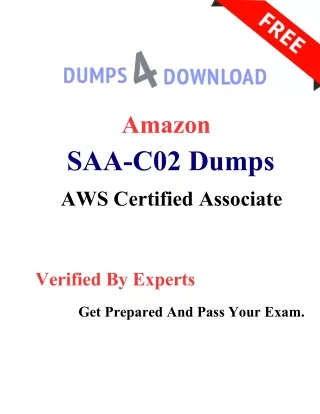 Get Valid SAA-C02 Dumps with 100% Passing Guarantee | Dumps4Download
