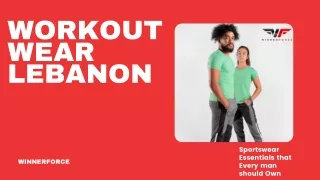 Workout Wear Lebanon