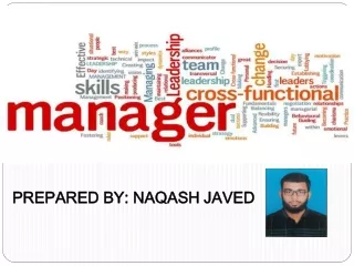 MANAGERS (Function, Roles, Skills, and Activities)