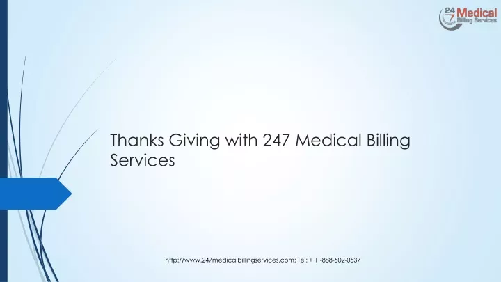 thanks giving with 247 medical billing services