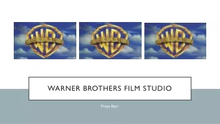 Warner Brothers Media Presentation