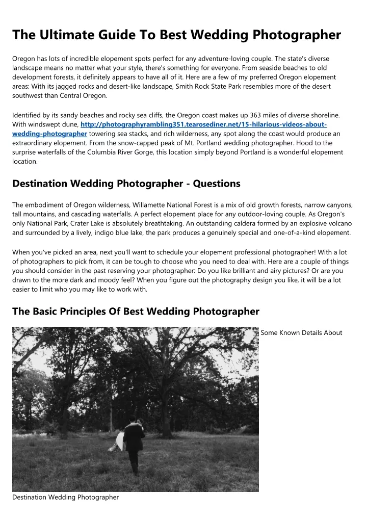 the ultimate guide to best wedding photographer