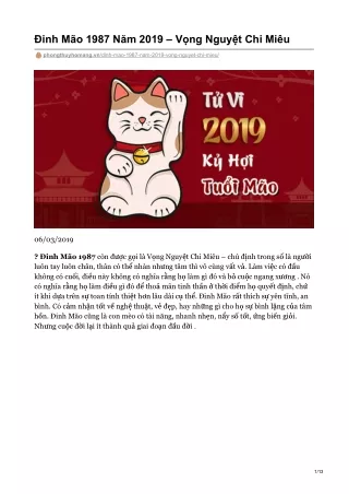 inh m o 1987 n m 2019 v ng nguy t chi mi u