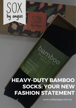 Heavy-duty Bamboo Socks Your New Fashion Statement