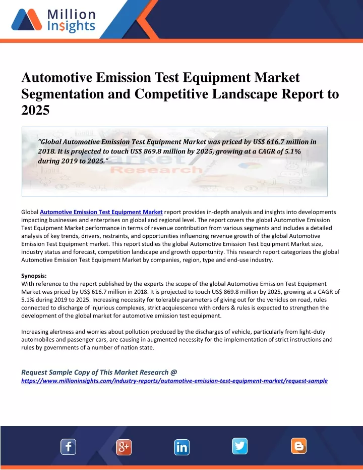 automotive emission test equipment market