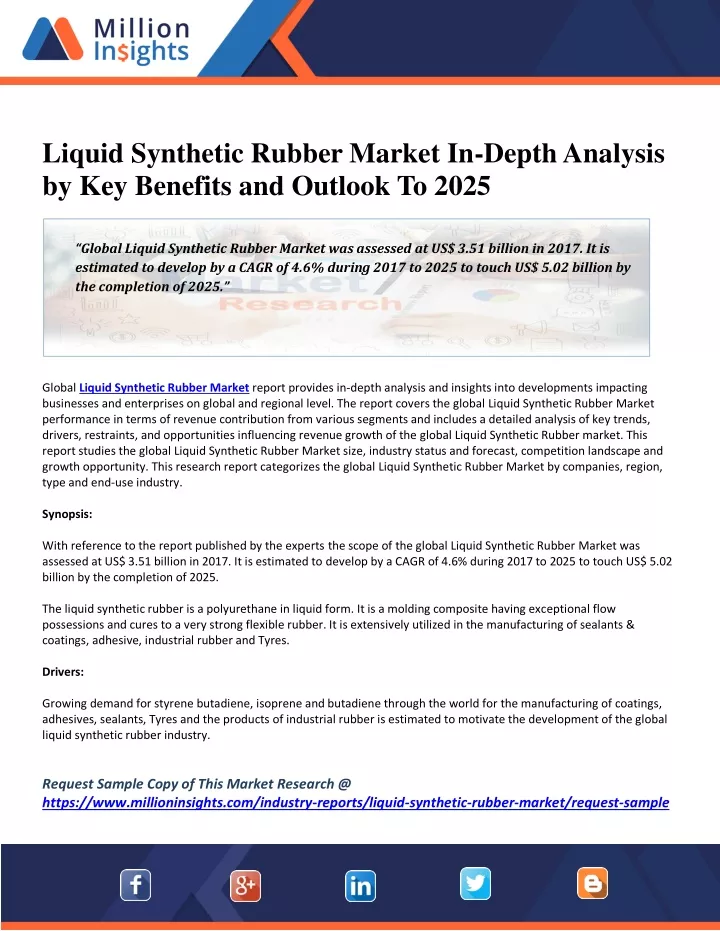 liquid synthetic rubber market in depth analysis