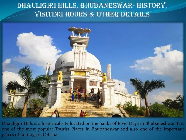 dhauligiri hills bhubaneswar history visiting