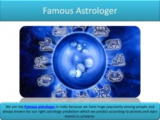 Famous Astrologer