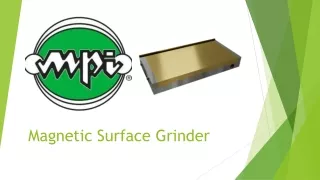 Magnetic Surface Grinder | Mpi