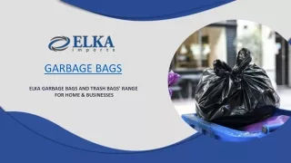 Wholesale Garbage Bags