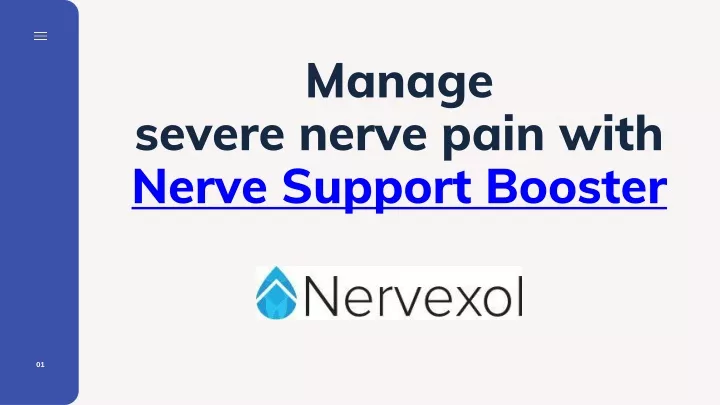 manage severe nerve pain with nerve support
