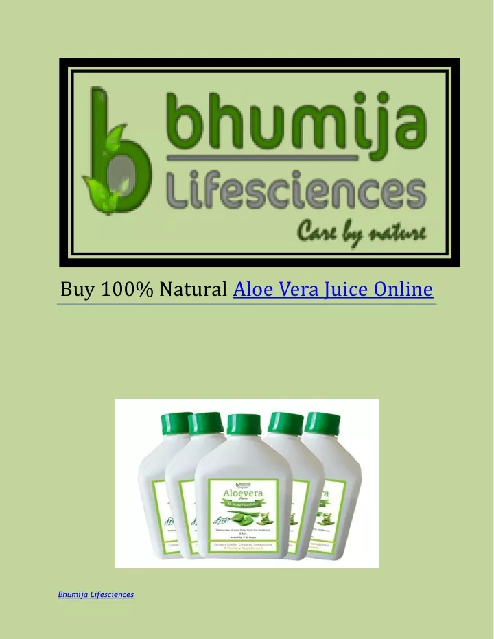 buy 100 natural aloe vera juice online