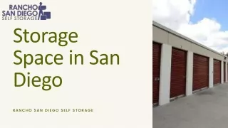 storage space in san diego