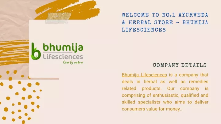 welcome to no 1 ayurveda herbal store bhumija