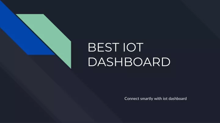 best iot dashboard