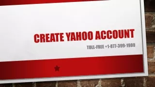 Sign UP For Yahoo Mail Toll-free  1-877-399-1980
