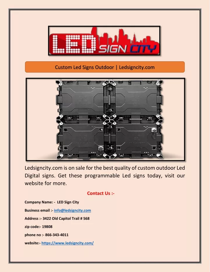 custom led signs outdoor ledsigncity com