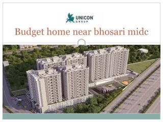 Buy budget home near bhosari midc