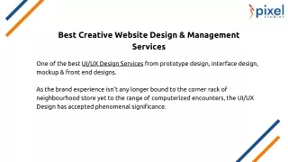 Best Creative Website Design & Management Services