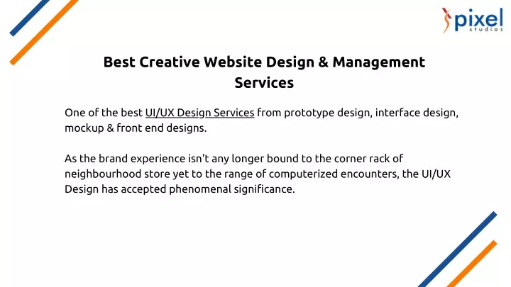 best creative website design management services