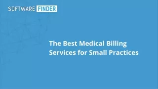 the best medical billing services for small practices