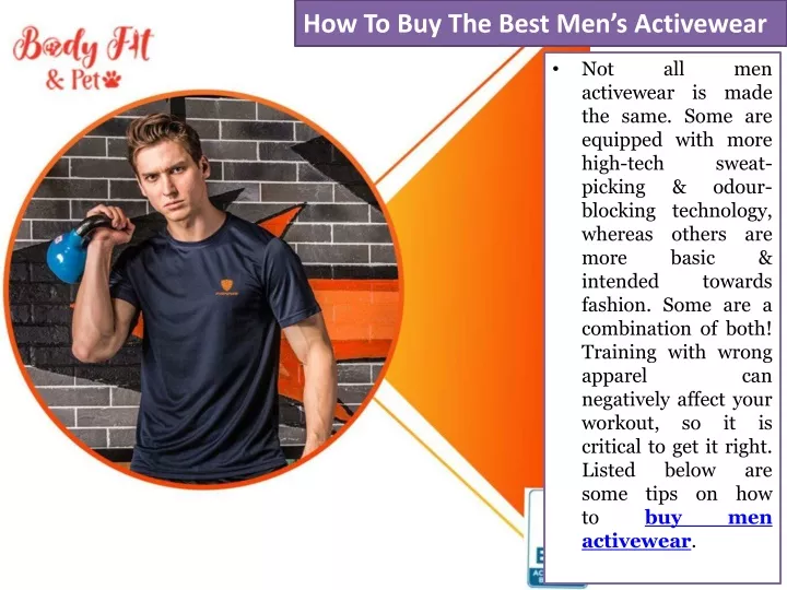 how to buy the best men s activewear