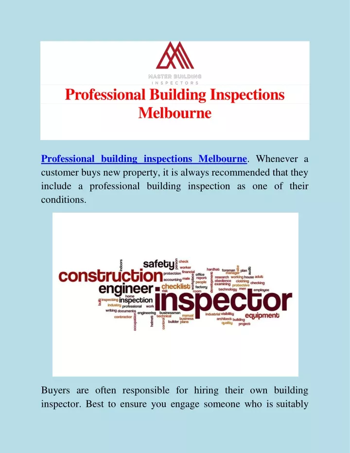 professional building inspections melbourne