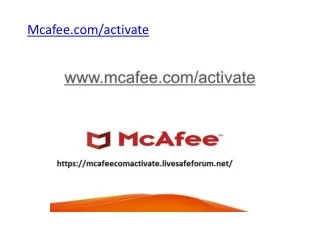 mcafee com activate