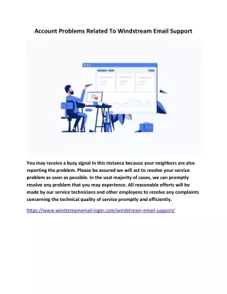 account problems related to windstream email