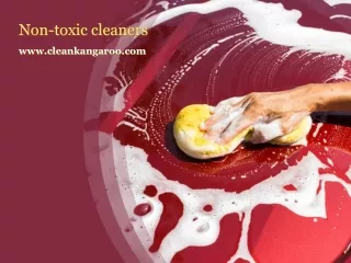 non toxic cleaners