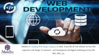 matebiz is a leading web design company in india