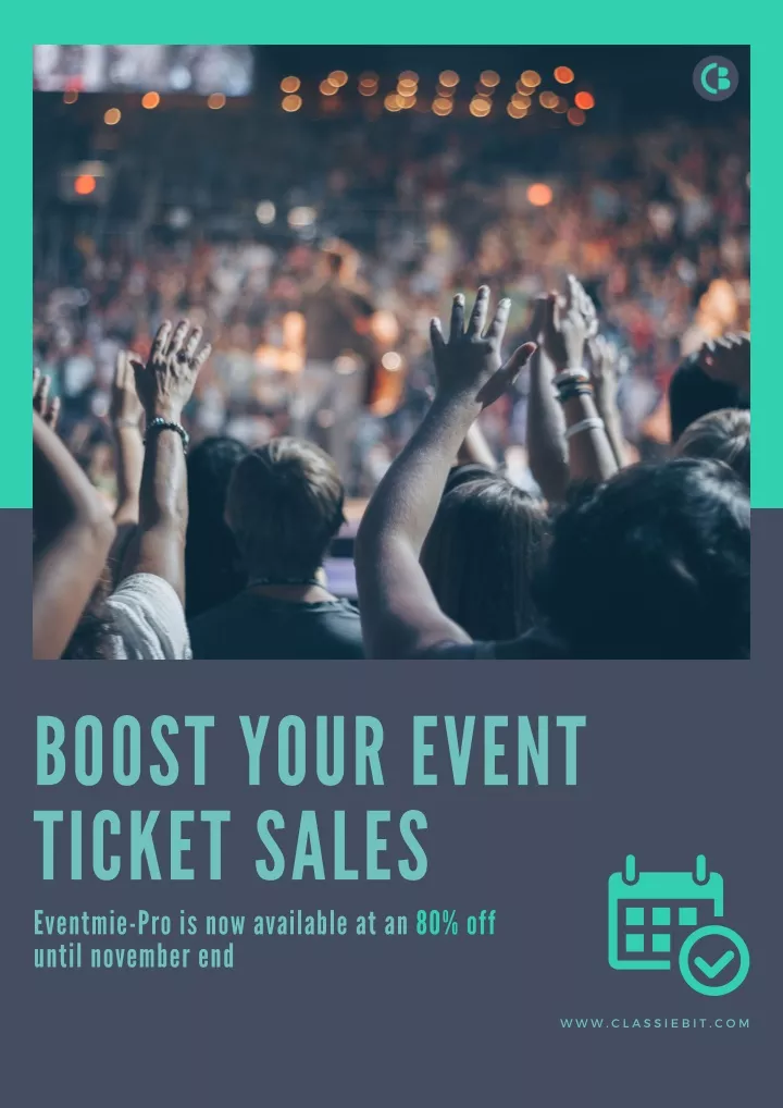 boost your event ticket s a les