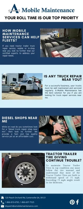 24/7 Mobile Truck Repair, Diesel & Trailer Repair Shop