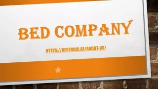 bed company