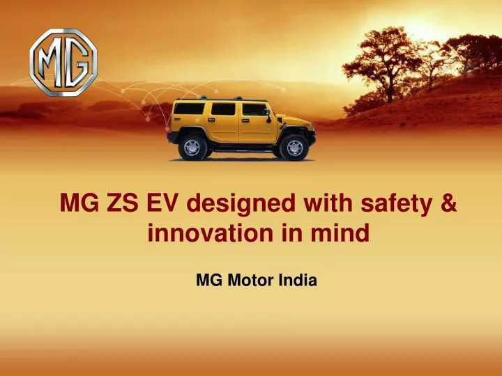 mg zs ev designed with safety innovation in mind
